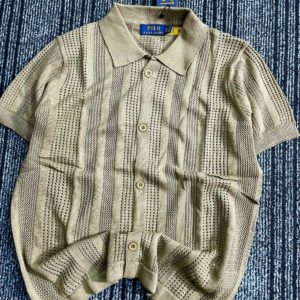 Premium Cotton Knit Polo Shirt- Olive